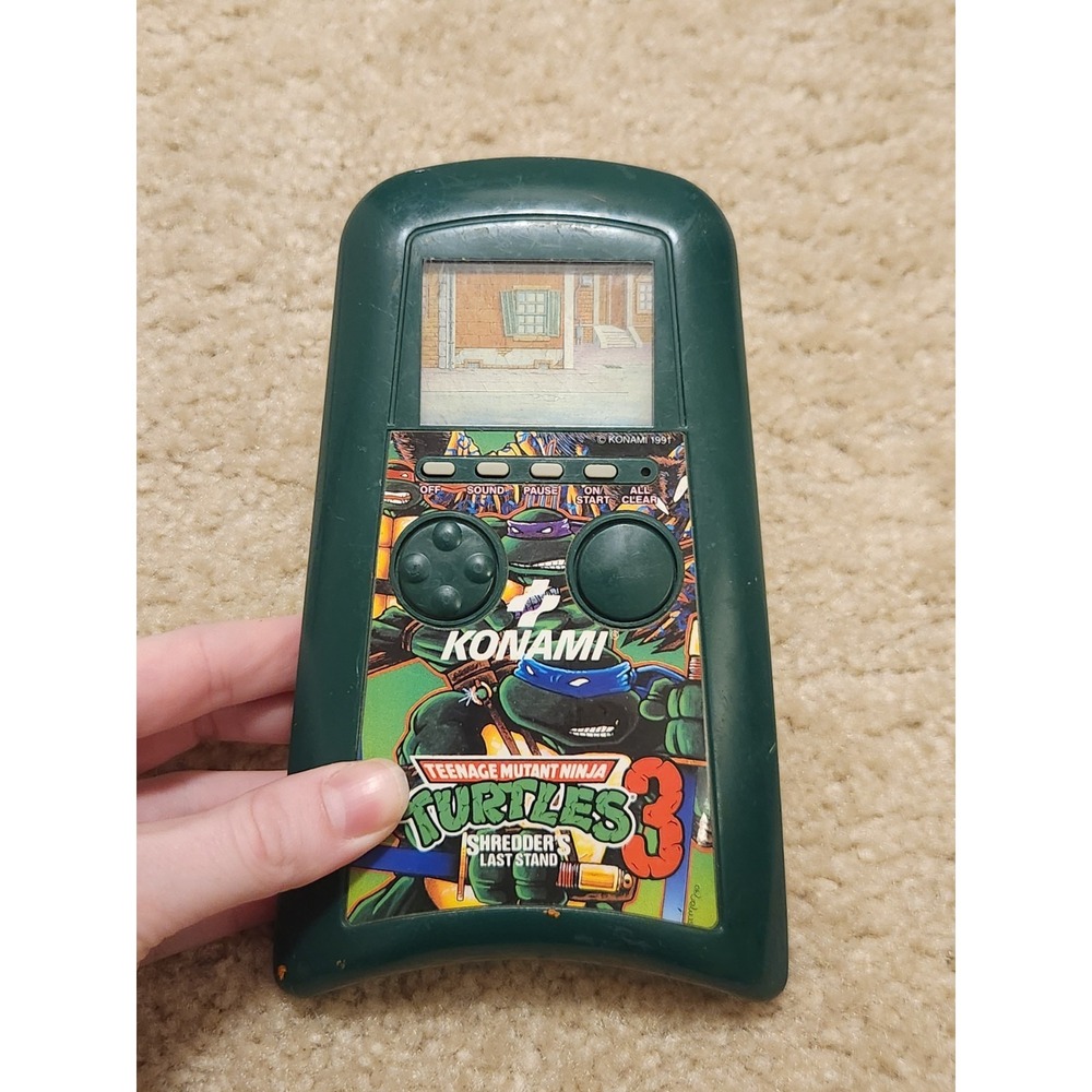 TMNT Teenage Mutant Ninja Turtles 3 Shredder's Last Stand Electronic Game WORKS